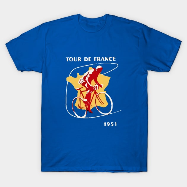 Cycling Tour De France Vintage I T-Shirt by inkstyl